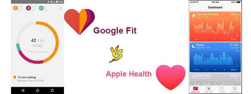 google fit vs apple health
